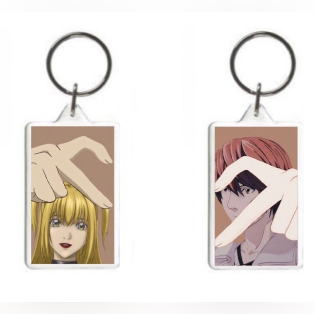 Anime matching keychain